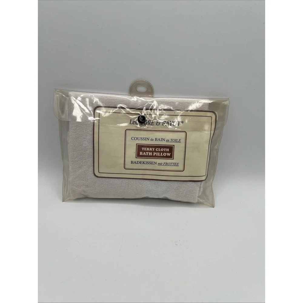 Earth Therapeutics Terry Covered Bath Pillow